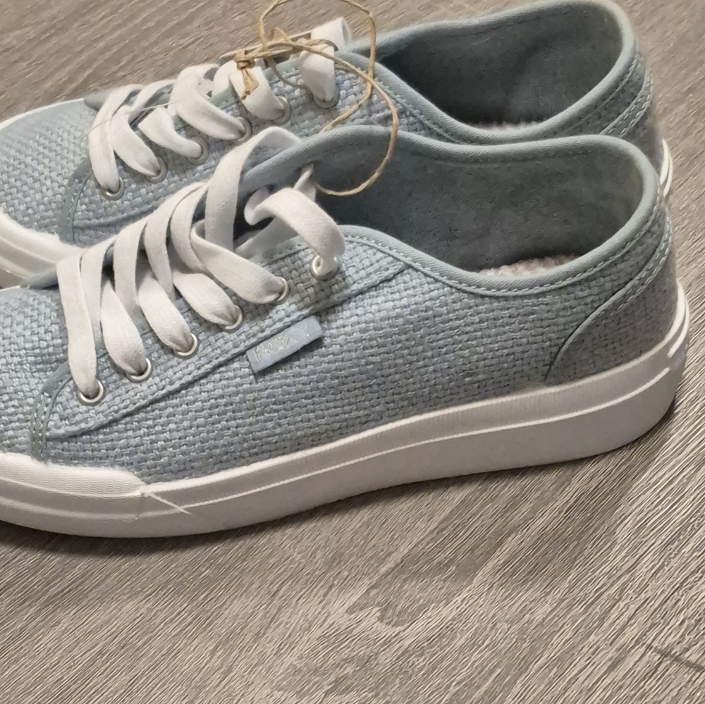 Roxy Marina Blue Sneakers Size 8.5 - Picture 10 of 11